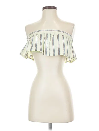 Pre-owned Anthropologie Sleeveless Blouse In Green
