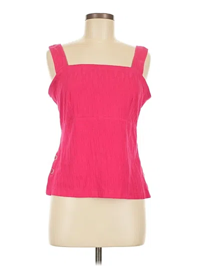 Pre-owned Anthropologie Sleeveless Blouse In Pink