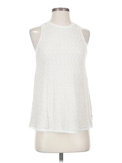 Pre-owned Anthropologie Sleeveless Blouse In White