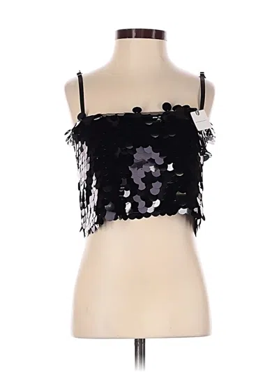 Anthropologie Sleeveless Top Black Strapless Neckline Tops