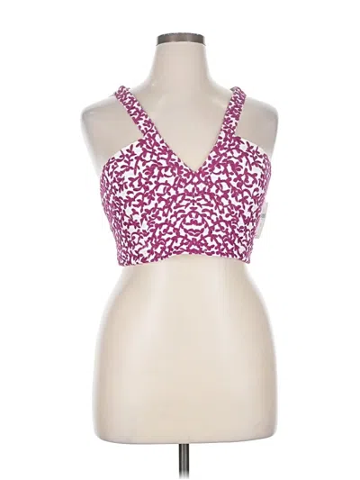 Anthropologie Sleeveless Top Pink Halter Neckline Tops In Purple