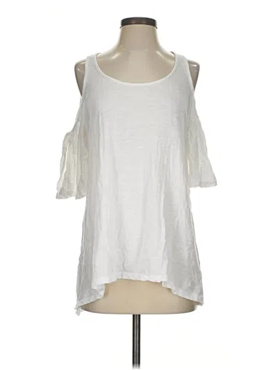 Pre-owned Anthropologie Sleeveless T-shirt In White