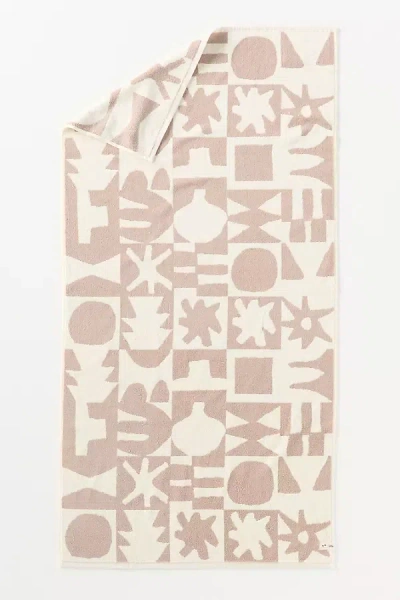Anthropologie Slowtide X Upton Bath Towel Collection In Brown