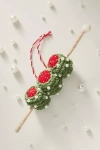 Anthropologie Snacks & Sips Crochet Ornament In Multi