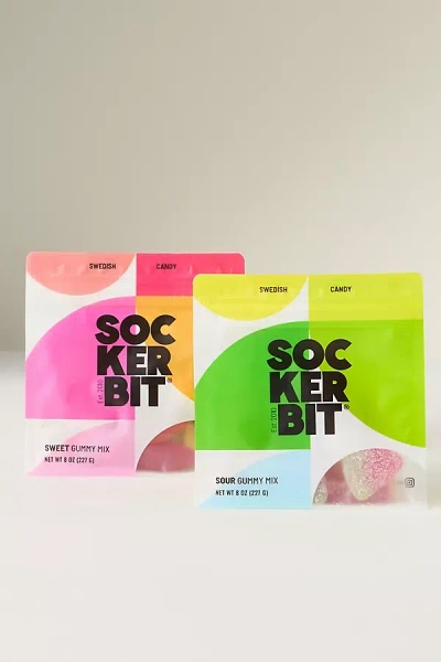 Anthropologie Sockerbit Swedish Candy Sour & Sweet Pouches, Set Of 2 In Multi