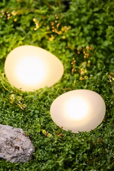 Anthropologie Solar Pebble Light
