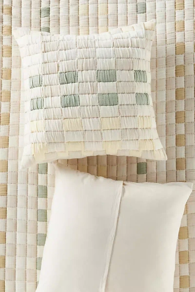 Anthropologie Sonya Matelassé Euro Sham In Multi