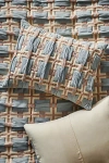 Anthropologie Sonya Matelassé Shams, Set Of 2 In Blue