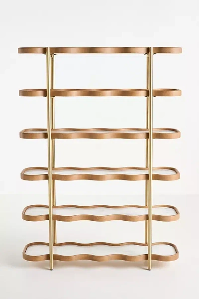 Anthropologie Sophia Tall Marble Bookcase