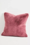 Anthropologie Sophie Faux Fur Pillow