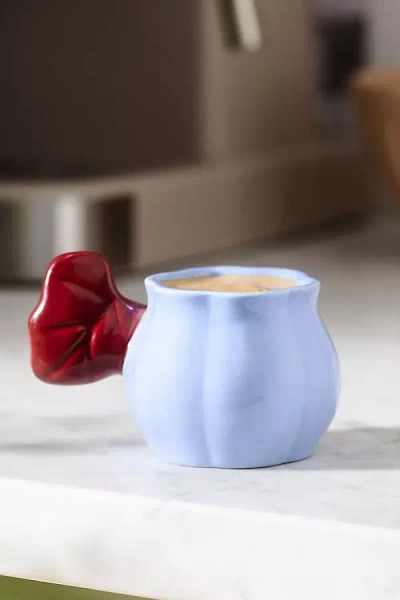 Anthropologie Sorrella Stoneware Espresso Cup In Blue