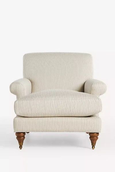 Anthropologie Sorrento Stripe Willoughby Chair In Neutral
