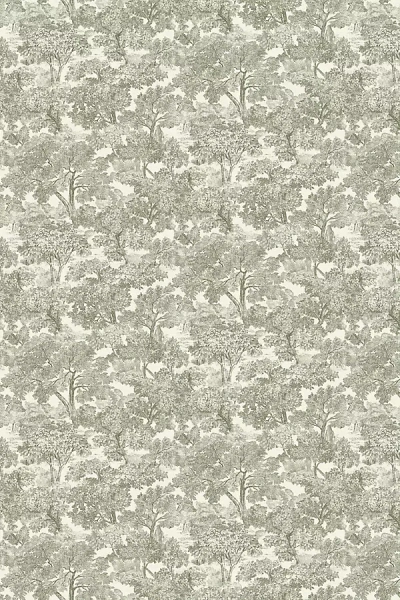 Anthropologie Spinney Toile Wallpaper In Gray