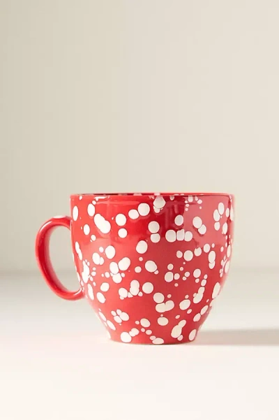 Anthropologie Splatter Portuguese Stoneware Mug