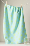 Anthropologie Sporty Geometric Dish Towel In Blue