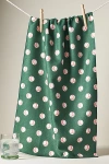 Anthropologie Sporty Geometric Dish Towel In Green