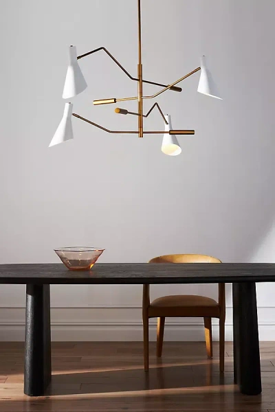 Anthropologie Cricket Chandelier In White