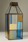 Anthropologie Stained Glass Lantern In Multi