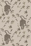 Anthropologie Stalking Tiger Traditional Wallpaper In Neutral