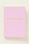 Anthropologie State Of Mind Softcover Journal In Pink