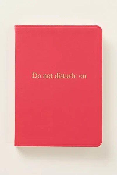 Anthropologie State Of Mind Softcover Journal In Red