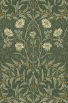 Anthropologie Stenciled Floral Vintage Peel-and-stick Wallpaper