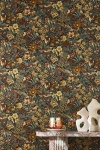 Anthropologie Stenciled Floral Wallpaper