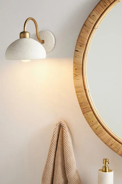 Anthropologie Stevie Sconce In White