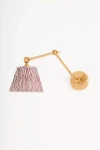 Anthropologie Stork Ruched Shade Metal Articulating Wall Sconce In Gold