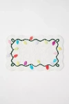 Anthropologie String Lights Tufted Bath Mat In Multi