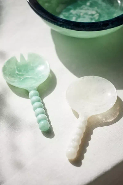 Anthropologie Susana Resin Serving Set In Green