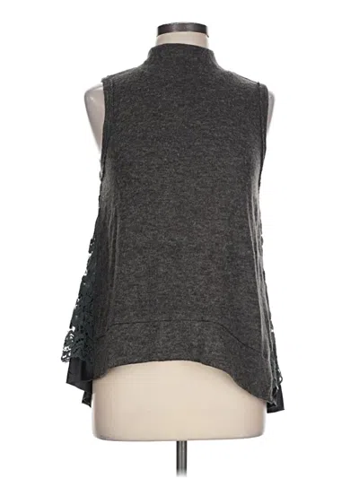 Pre-owned Anthropologie Sweater Vest In Gray
