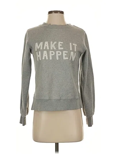 Pre-owned Anthropologie Sweatshirt In Gray