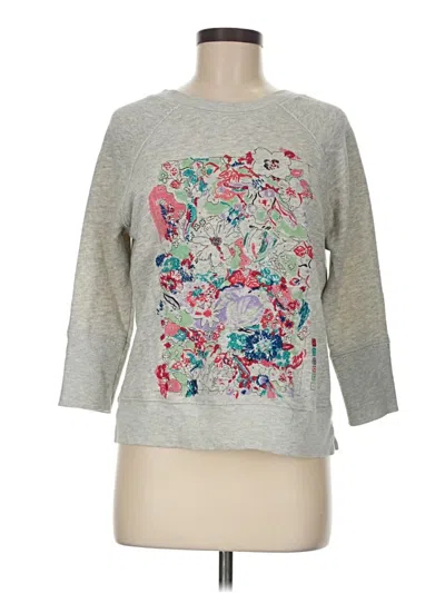 Pre-owned Anthropologie Sweatshirt In Gray