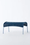 Anthropologie Tabachín Ottoman In Blue