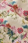 Anthropologie Rowena Organic Cotton Slub Botanique Shams, Set Of 2