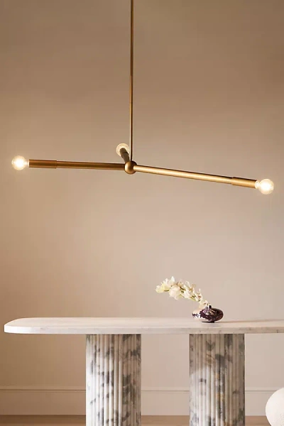 Anthropologie Talon Chandelier In Gold