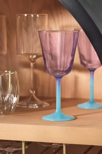 Anthropologie Tandy Wine Glass In Transparent