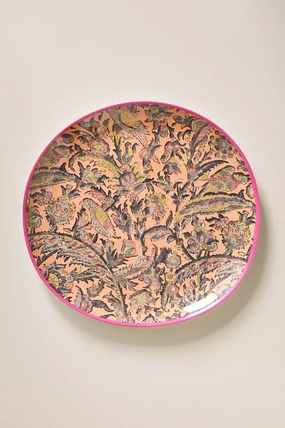 Anthropologie Tangier Oasis Melamine Dinner Plate In Pink