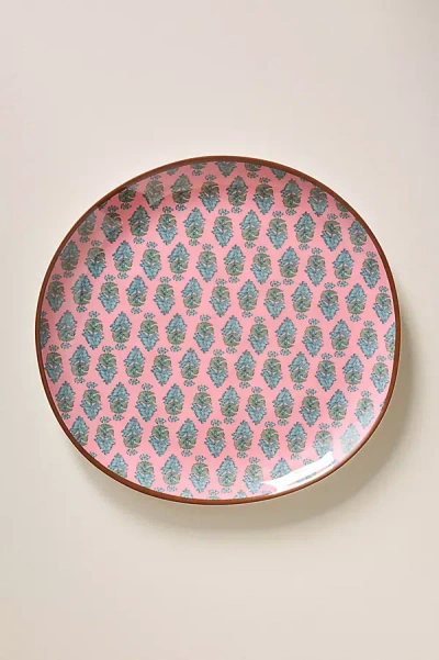 Anthropologie Tangier Oasis Melamine Dinner Plate In Pink