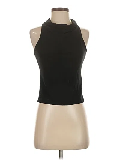 Pre-owned Anthropologie Tank Top Black Halter Neckline Tops