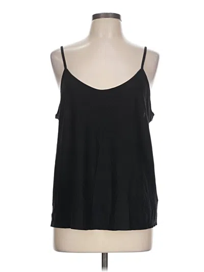 Pre-owned Anthropologie Tank Top Black Halter Neckline Tops