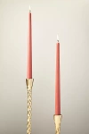 Anthropologie Taper Candles, Set Of 2 In Red