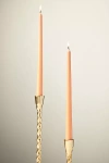 Anthropologie Taper Candles, Set Of 2 In Orange