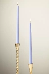 Anthropologie Taper Candles, Set Of 2 In Purple