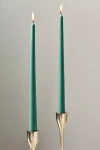 Anthropologie Taper Candles, Set Of 2 In Green