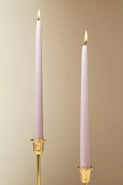 Anthropologie Taper Candles, Set Of 2 In Pink