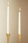 Anthropologie Taper Candles, Set Of 2 In White