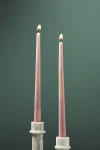 Anthropologie Taper Candles, Set Of 2 In Pink