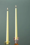 Anthropologie Taper Candles, Set Of 2 In Yellow